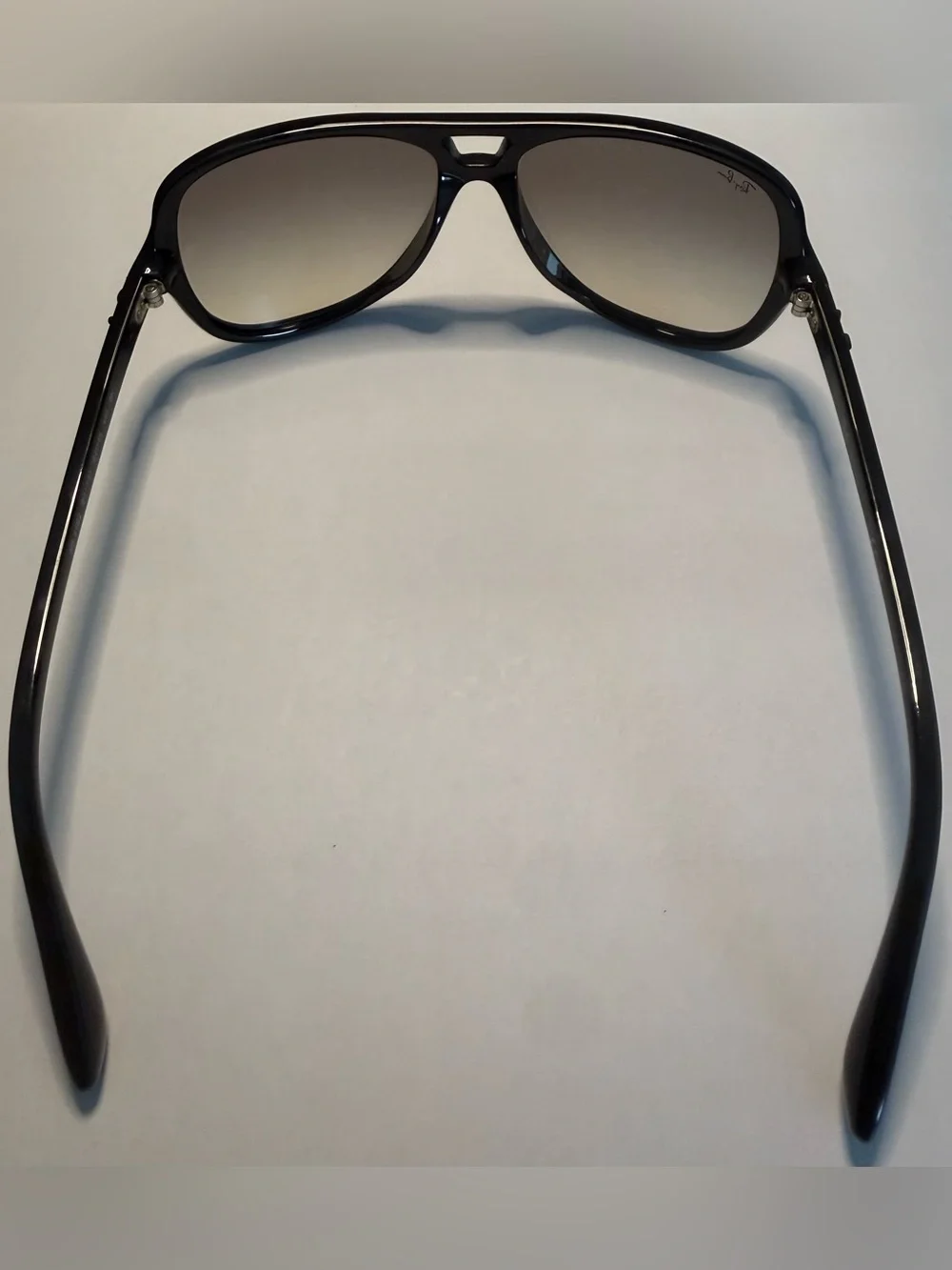 Ray-Ban RB4162 Turbo Aviator Black Gray Gradient Sunglasses 59mm